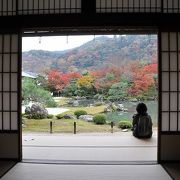 紅葉が美しい庭園