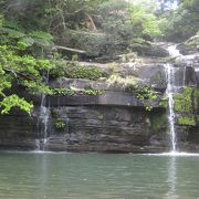 陸路では行けない秘境の滝