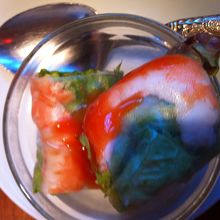 生春巻き。３〜４つ食べちゃいました