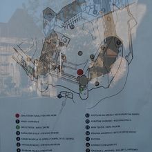 城内の地図