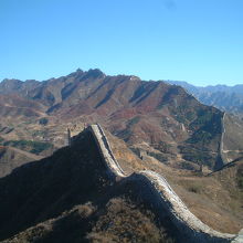 司馬台長城の素晴らしい眺め