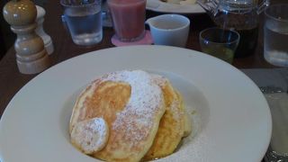 有名なパンケーキのお店です