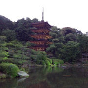 西の京、山口の五重塔です。