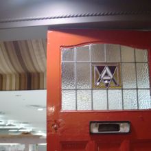 青い麦の喫茶コーナーから見ました。