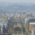 札幌の街中から市内を見渡せます。