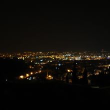グラナダ夜景　アルハンブラ宮殿も見たよ。