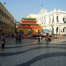 この時は国慶節のイベントが行われていました。