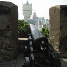 大砲越しにもこんな風景が広がっています。