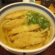 ゴボウ天うどんを食べました。