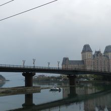 ホームから見える風景