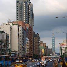 台北市内にて