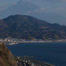 富士山をアップで