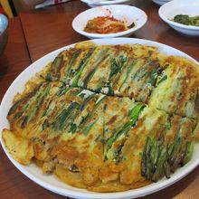 キムチチヂミのキムチ抜き（笑）　マシソヨー