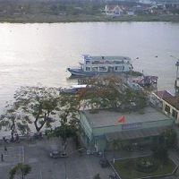 ホテルの部屋からの眺望　夜はライトアップされてさらにきれい