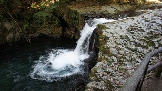 点々と7つの滝が存在し、その総称