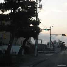 夕暮れ時の姫街道