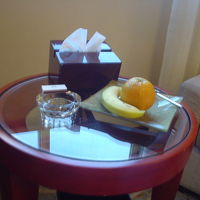 ウエルカムフルーツが毎日いただけます