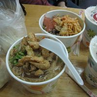 安くておいしい素麺線・豆漿・水煎包