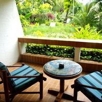 部屋のバルコニー