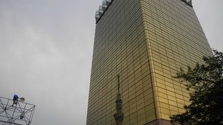 東京スカイツリーがこんな見え方も。