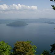 十和田湖を一望できる展望台です。