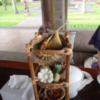 3階建てのアフタヌーンティーサービス