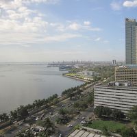 部屋から見るマニラ湾