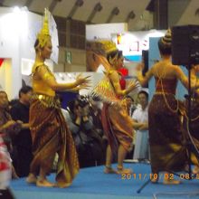 旅博のイベント中の舞台