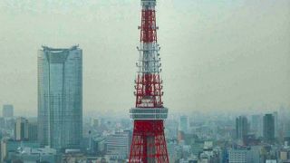 子供に東京タワーを見せました