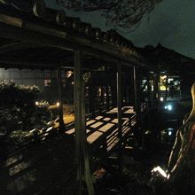 臥龍廊の様子が幻想的