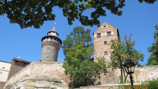 市内の街並みが一望できるカイザーブルク