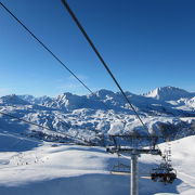 雪山＋ゲレンデの景色がすばらしいスキー場
