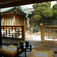 部屋から中庭をみた景色です。