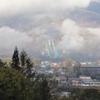 白馬ジャンプ台を望む