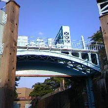 毛馬第一閘門 にて