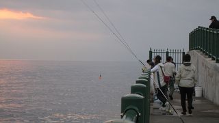 海の真ん中を歩く気分のボードウォーク、いいですよ。