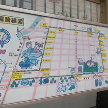 案内板もなかなか味わいがあるデザインです