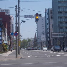 中島公園方面を望みます