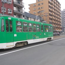 南北方向を望みます