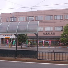 駅と山鼻郵便局の位置関係