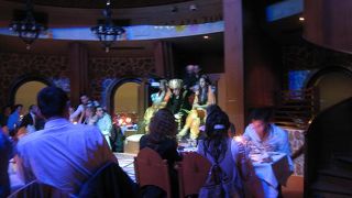 ガラタ塔のパフォーマンスショー