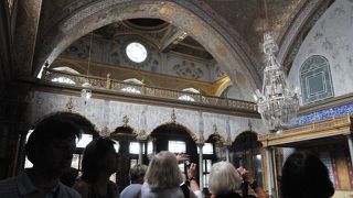 タイル装飾が美しい皇帝の居住区域