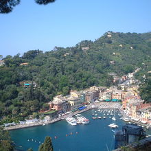 ポルトフィーノ　ブラウン城から