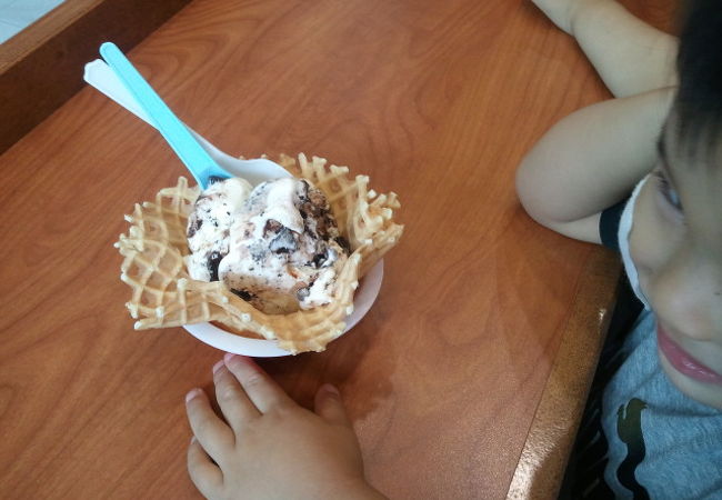 初めて食べました