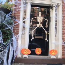 街はハロウィン一色でした