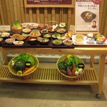 お店の入り口付近の様子　