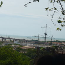 マラッカ海峡を臨む