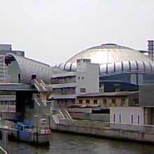 後ろに見えるは京セラ大阪ドーム