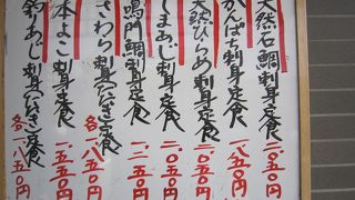 おいしい魚を食べに行きました