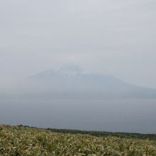 登山道?　利尻富士